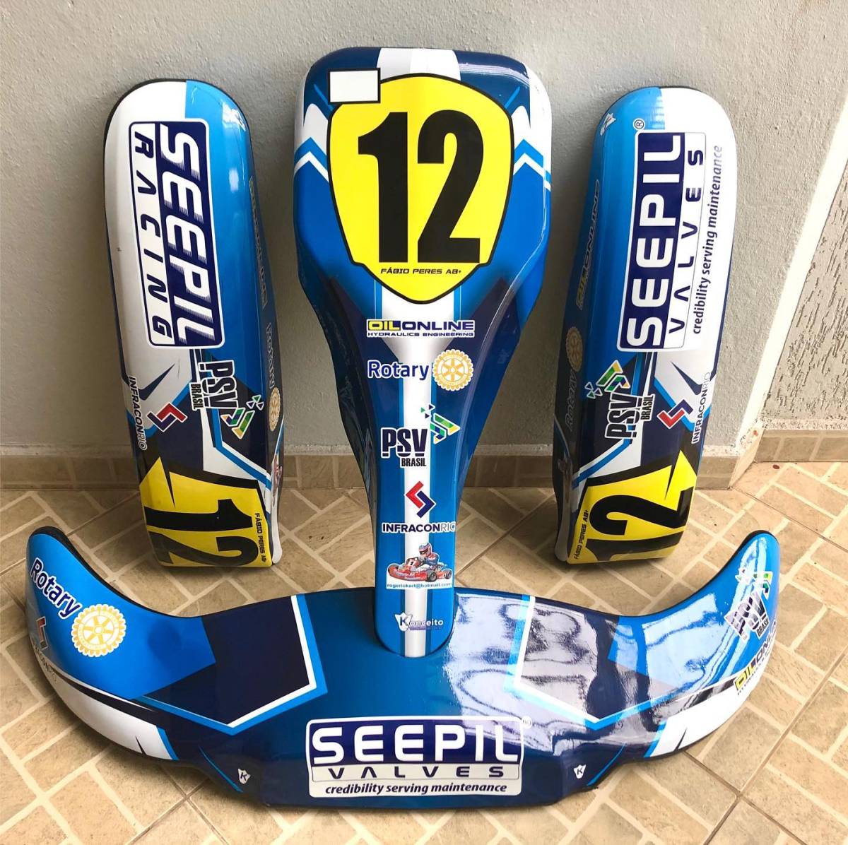 adesivo de carenagem para kart Mini adesivo de carenagem para kart Mini