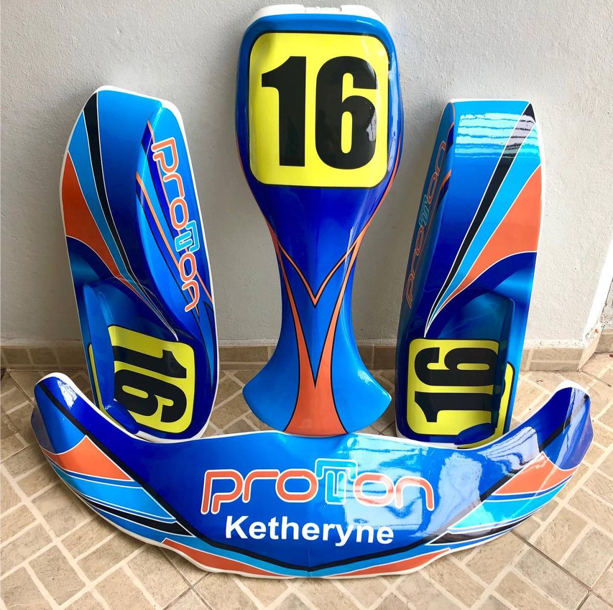 adesivo de carenagem para kart Proton